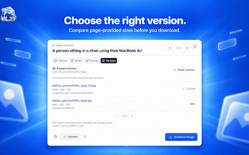 Image Downloader by PinVari — Bulk Download & ZIP :: Download website images in bulk. Filter, convert to JPG, PNG or WebP, and save organized ZIPs. No account needed.