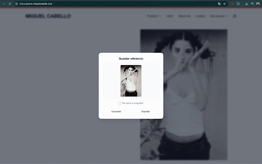 Visual Journey Mood - Save Images Pro :: Organiza y guarda referencias visuales de cualquier web. Crea tu biblioteca local de inspiración con un solo click.