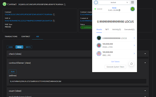Locus Chain Wallet (For Testnet2) :: Making Locus Chain, a decentralized blockchain, easy and accessible for everyone.