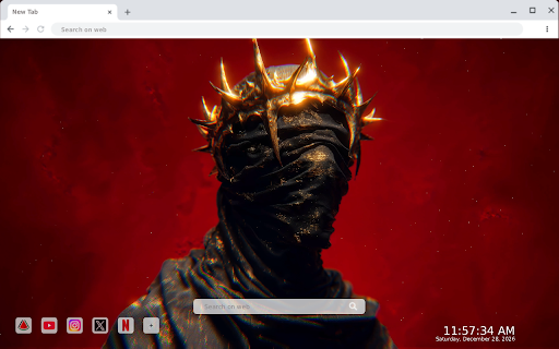 Gothic Golden Crown King Live Wallpaper :: Transform your new tab with stunning Gothic Golden Crown King live HD wallpapers for a regal and captivating experience.