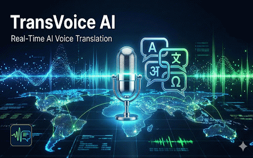 TransVoice Live Voice Translator :: Translates audio from your browser tab in near-real-time.
