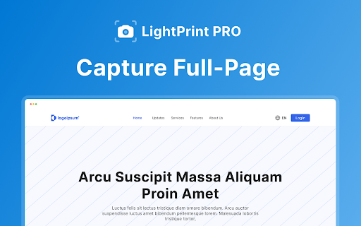 LightPrint Pro - Full Page Capture :: LightPrint Pro: Leve, rápido e confiável, é a ferramenta perfeita para suas necessidades de captura de paginas