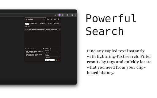 CopyCruise - Clipboard History Manager :: Save, search & organize everything you copy. 100% local, no cloud, no tracking.