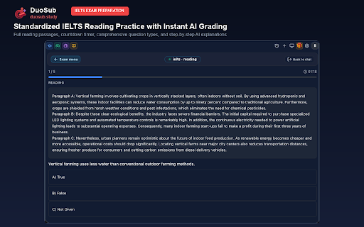 DuoSub - Dual Subtitles & Language Learning :: AI language learning assistant: bilingual subtitles for video immersion, live captions, and interactive vocabulary practice.