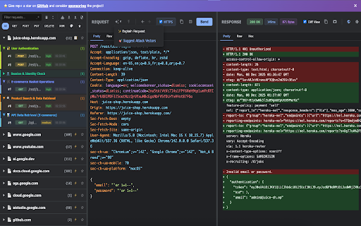 rep :: rep+ - Capture, modify, and replay HTTP requests in Chrome DevTools with AI-powered security analysis.