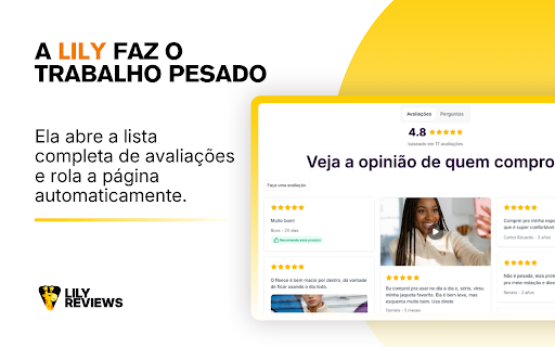 Lily Reviews :: Extraia, edite e exporte avaliações de produtos da Shopee, Mercado Livre, Amazon e Shein em toda a América Latina.