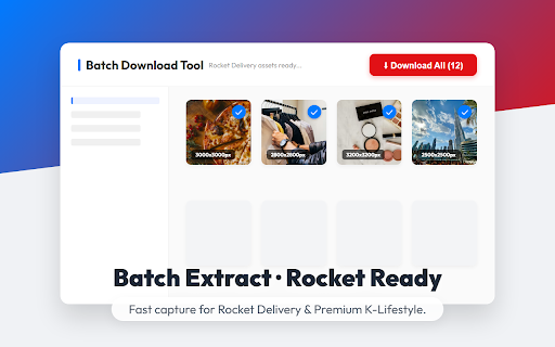Ultimate Web Image & Video Bulk Downloader :: Batch downloader for e-commerce. One-click extract and save HD product images, SKUs, and web videos from global websites.