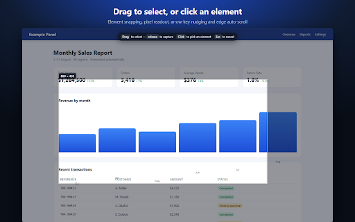 KT Screenshot — Full Page Screen Capture & Editor :: Capture full page, scrolling or selected area — then annotate, blur & pixelate. Fast, private, free, no sign-up.