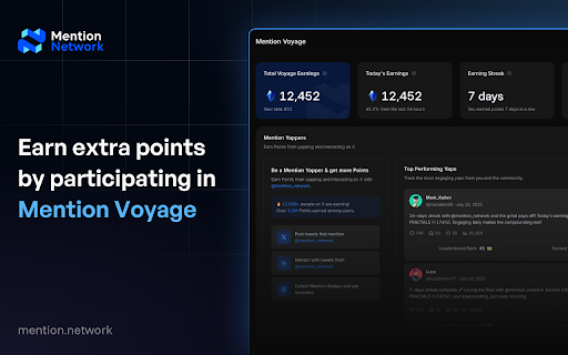 Mention Network :: Start earning from your AI activity with Mention Network!