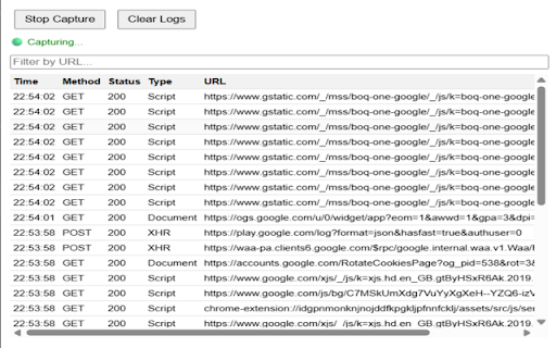 Network Monitor :: Capture all network requests