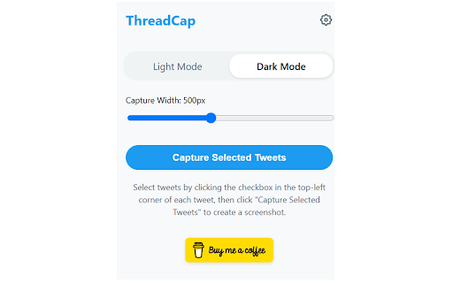 ThreadCap: Better Twitter Screenshots :: Capture screenshots of tweets and threaded conversations on Twitter/X.