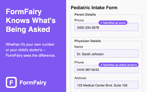 FormFairy: Let AI Fill Forms for You :: Tired of retyping the same details? FormFairy auto-fills your forms instantly while keeping your information private.