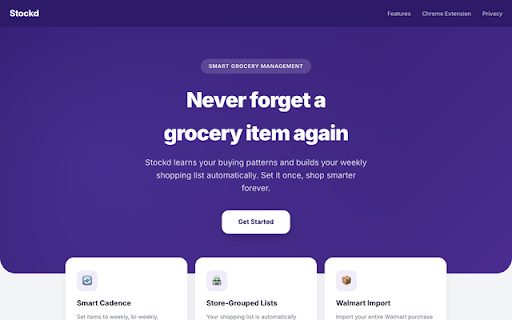 Stockd Importer :: Import your Walmart purchase history into Stockd