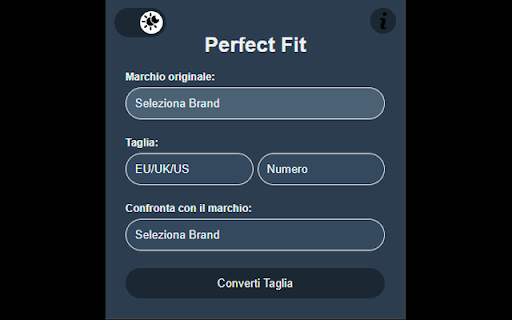 Perfect Fit :: Non sai la taglia? Perfect Fit è qui per questo