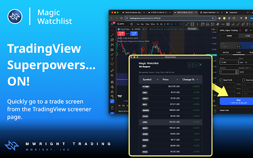 Magic Watchlist :: A TradingView stock screener companion v2