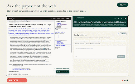 Paper Explorer AI for arXiv :: Understand arXiv papers faster. Ask questions, analyze evidence, and keep research notes.