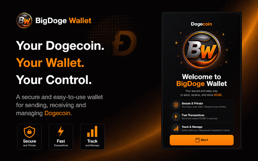 BigDoge: Doge Wallet :: Manage your Dogecoin wallet, send, receive, and track DOGE securely.