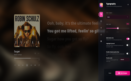 RhymeTime - YouTube Music Lyrics :: Display synchronized lyrics for YouTube Music. Fetches and displays real-time lyrics that sync with the currently playing track.