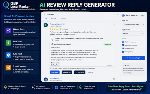 GBP Local Ranker — GMB Audit :: Stable Google Maps and Search auditing with automatic review QR posters, license plans, and review replies.