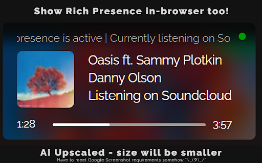 VRPC Extension :: Seek interactive details from websites to use as Discord Rich Presence, or to store your activity locally.