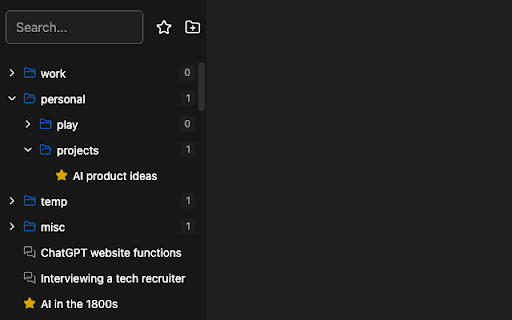 GPTMaster - ChatGPT Pin, Smart Follow-up, Timestamp, Folder, Search :: Powerful ChatGPT toolbox with One-click Smart Follow-ups, Message Timestamps, Folder Organization, Pinned Chats, Search, and more.