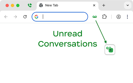 Notifier for Google Voice :: Shows unread conversations from Google Voice inbox.