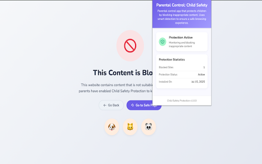 Parental Control: Porn Blocker :: Parental control app that denies access to porn sites. It uses a semantic parser that scans and blocks all kinds of adult content.