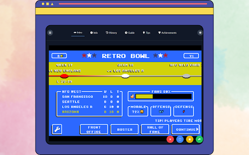 Retro Bowl Unblocked Game :: Retro Bowl Unblocked Game – Play right now on chrome
