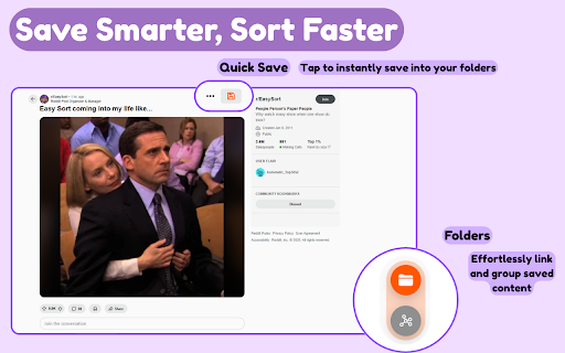 Easy Sort - Reddit Saved Post Manager & Organizer :: Organize saved Reddit posts & comments with folders, tags, filters, and search. Import, group, and manage everything with ease