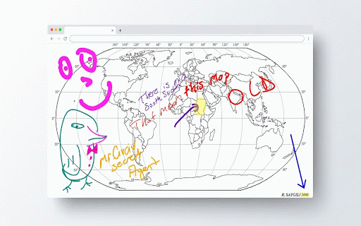 Web Page Draw - Yazzz :: Draw, highlight, and annotate on any web page. Drawings scroll dynamically with the page.