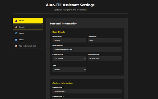 Auto-Fill Job Application Assistant :: Automatically fill job application forms with your stored profile data. Supports LinkedIn, Indeed, Glassdoor and more.