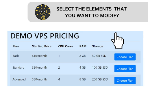 ModifyGPT - Customize Web Pages With ChatGPT :: ModifyGPT allows you to modify web pages just the way you like with simple prompts, powered by ChatGPT.