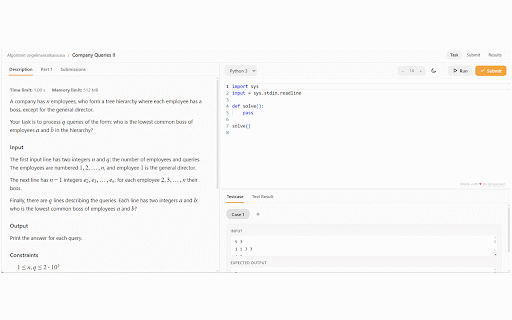 Leetify for CSES :: A modern, Leetcode-style workspace for solving CSES problems.
