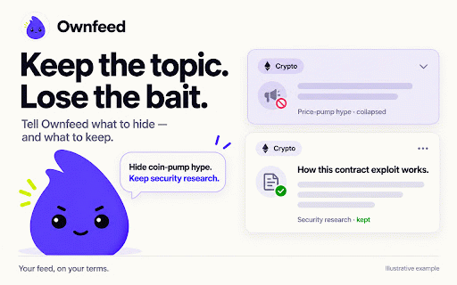 Ownfeed :: Tell Ownfeed what you want. It filters X, explains each choice, and learns from your corrections.