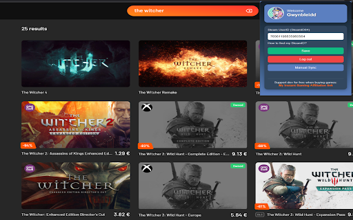 Steam Library Checker for Instant Gaming :: Shows owned Steam games from user library while browsing Instant Gaming.
