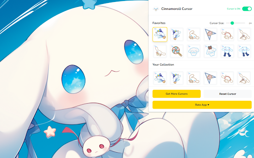 Cinnamoroll Cursor ★ Custom Cursor for Chrome™ :: Browse cutely with 45+ Cinnamoroll cursors featuring Cinnamoroll & friends!