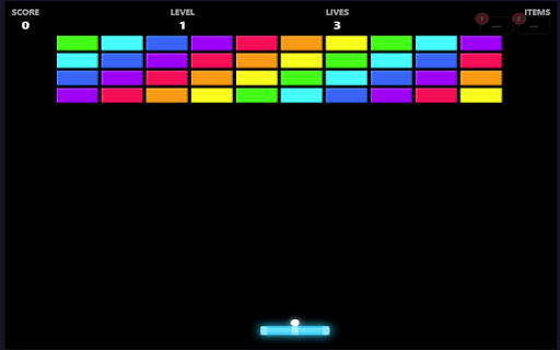 Neon Brick Breaker Challenge :: Smash bricks, collect power-ups, and survive endless levels in this retro arcade classic. Play offline!