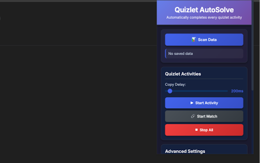 Quizlet Hacker Pro :: Automatically completes every quizlet activity!