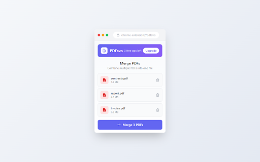 PDFavo - PDF Editor & Converter :: Transform your PDFs instantly - merge, split, compress, convert. All processing happens locally for maximum privacy.