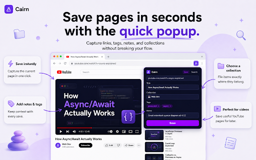 Cairn :: Your second brain for the web — save, organize, and rediscover.