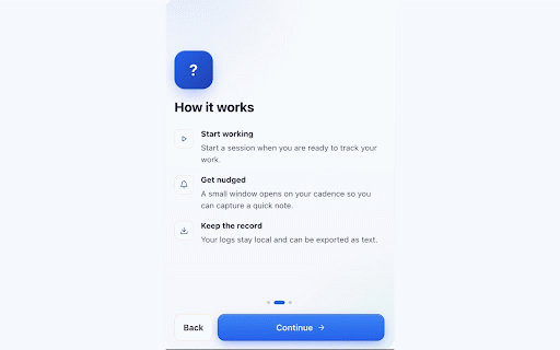 Work Commit :: A local work commit log for browser-based work.