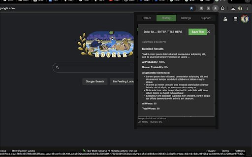 AI Text Detector :: Detect AI-generated text using the AI Content Detector API