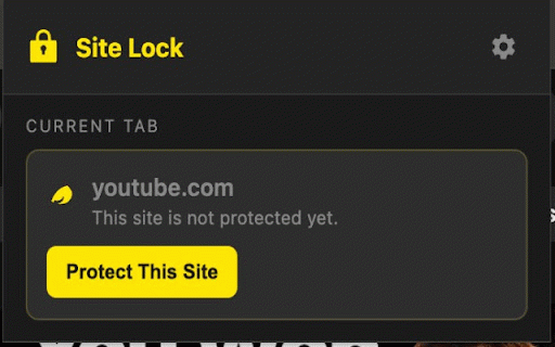 Site Lock: Web Guard :: Password-protect specific websites and URLs to control access and enhance privacy.