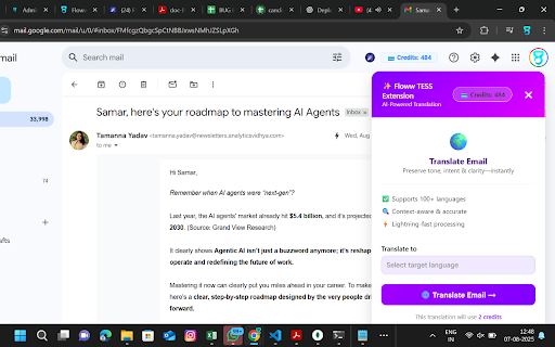 TESS Assistant :: Supercharge your inbox with AI — Smart email writing, replying, summarizing, and more in one tool.