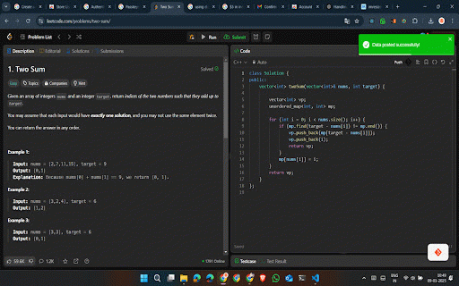 AlgoSync :: AlgoSync Sync your coding solutions from LeetCode, GFG, and Codeforces to GitHub with ease. Perfect for competitive programmers.