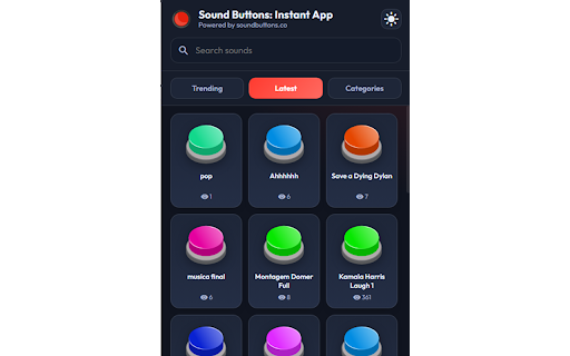 Sound Buttons: Instant App :: Instantly play soundbuttons.co sounds in Sound Buttons: Instant App.