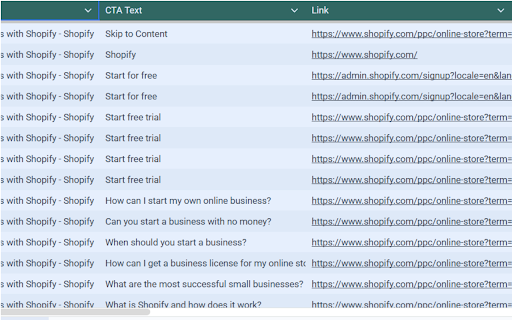 CTA Scanner – Website CTA Audit Tool :: Scan any webpage to detect CTA buttons and links and export them for marketing audits.