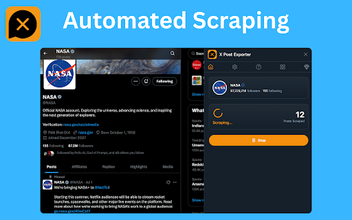 X Post Exporter - Download X / Twitter Posts :: Export X (Twitter) posts in bulk to CSV, JSON, or Excel with X Post Exporter. Fast, simple data backup and analysis.