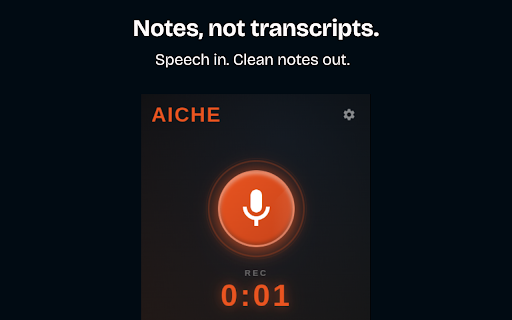 AICHE - Voice Typing & Dictation | AI Speech to Text :: AI voice typing & speech to text for any website. Dictate naturally, get polished text instantly. Works everywhere.