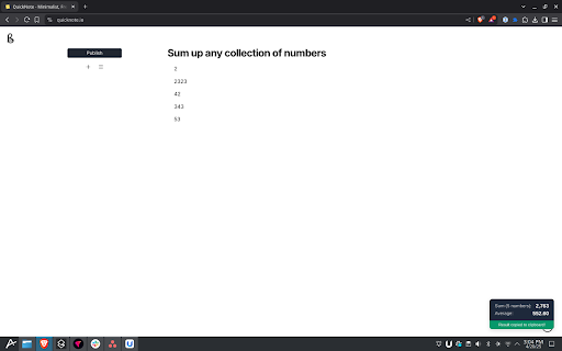 Suminator :: Select a region on the webpage to sum all numbers within it